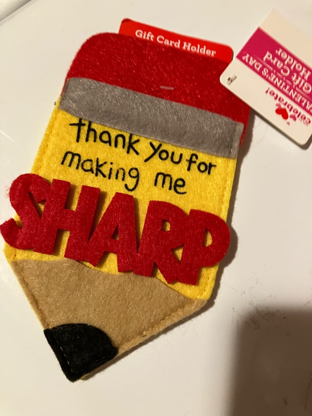 10/$13 NWT Pencil Gift Card Holder